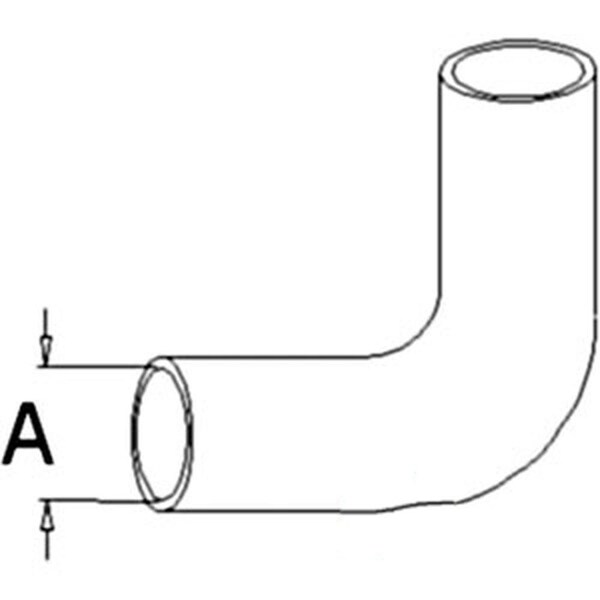 Aftermarket New Lower Radiator Hose Fits CaseIH Tractor Models 430 530 570 G46361 - main